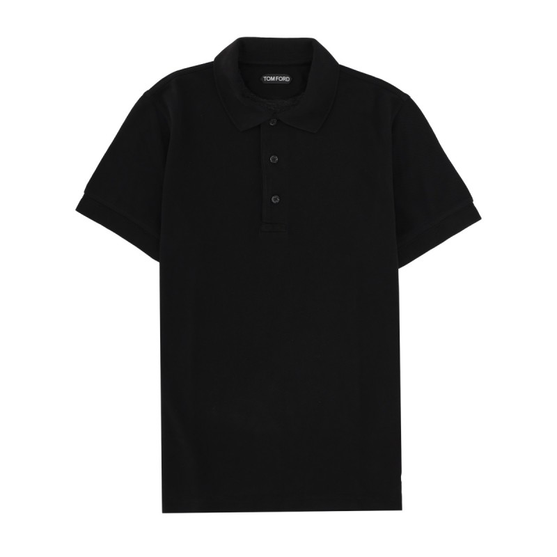LYOCELL AND COTTON POLO SHIRT