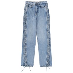 JEANS WITH LACES