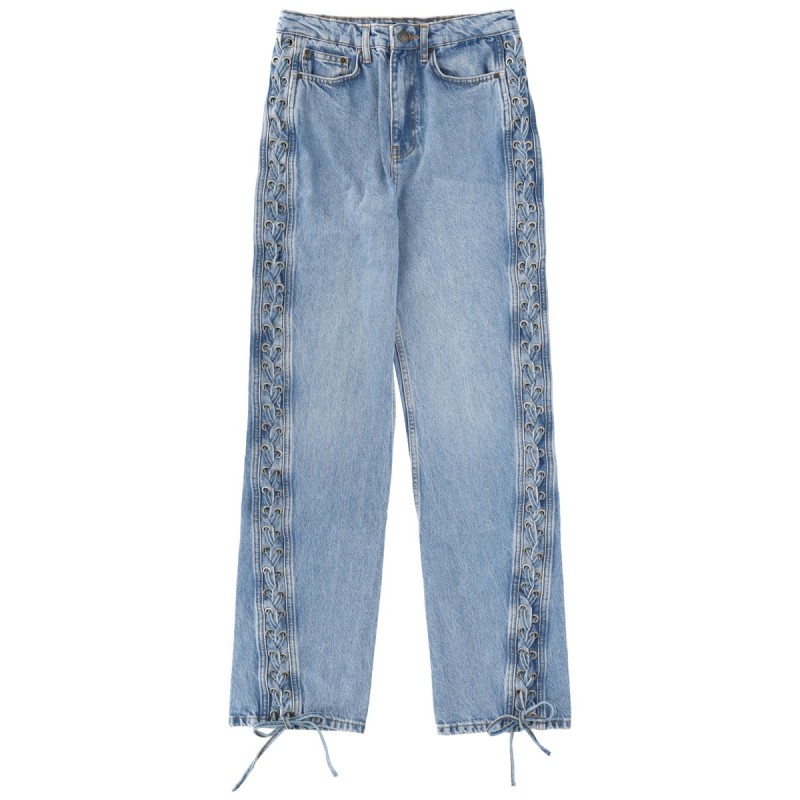 JEANS WITH LACES