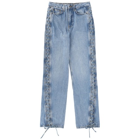 JEANS WITH LACES
