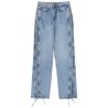 JEANS WITH LACES