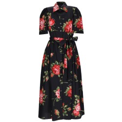 MIDI DRESS WITH "BOUQUET" PRINT