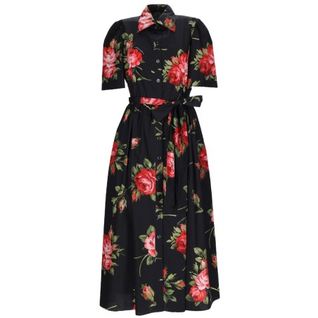 MIDI DRESS WITH "BOUQUET" PRINT