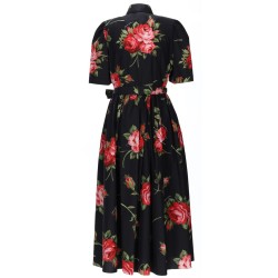 MIDI DRESS WITH "BOUQUET" PRINT