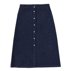 DENIM SKIRT WITH BUTTONS