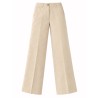 COTTON AND LINEN TAILORED PANTS