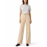 COTTON AND LINEN TAILORED PANTS