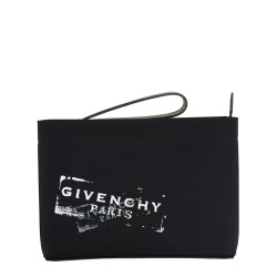 CLUTCH BAG WITH LOGO