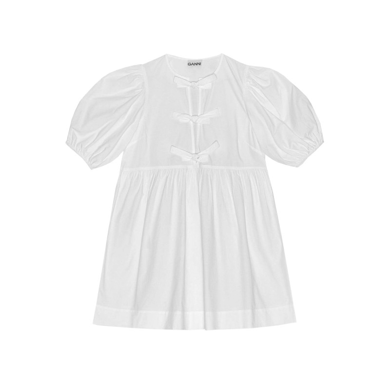 POPLIN MINI DRESS