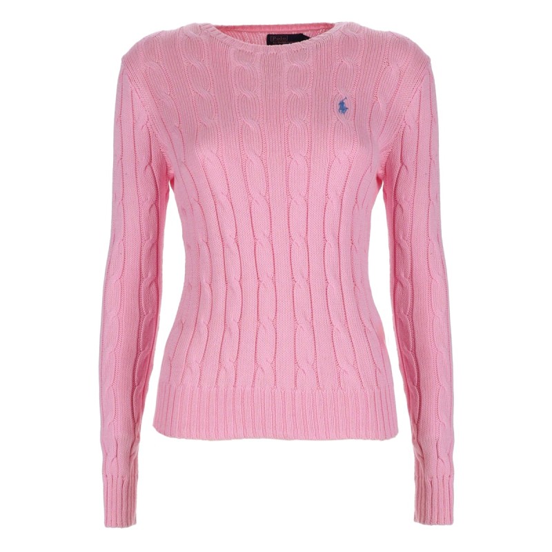 CABLE KNIT WITH LOGO