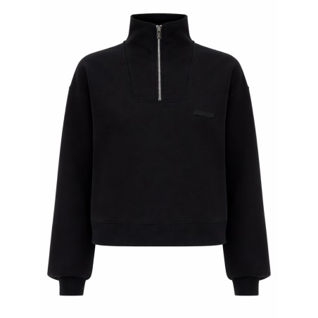 GROSGRAIN SWEATSHIRT WITH TURTLENECK