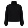 GROSGRAIN SWEATSHIRT WITH TURTLENECK
