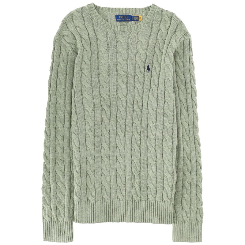 CABLE KNIT WITH LOGO