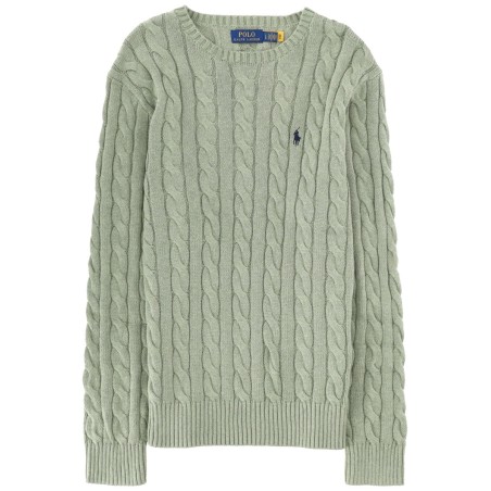 CABLE KNIT WITH LOGO