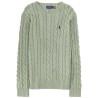CABLE KNIT WITH LOGO