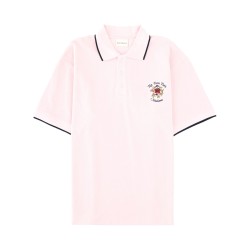 "SLOGAN ROSE" POLO SHIRT