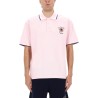 "SLOGAN ROSE" POLO SHIRT