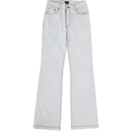 JEANS WITH PAISLEY PATTERN