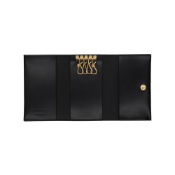 LEATHER KEYCHAIN CLUTCH BAG