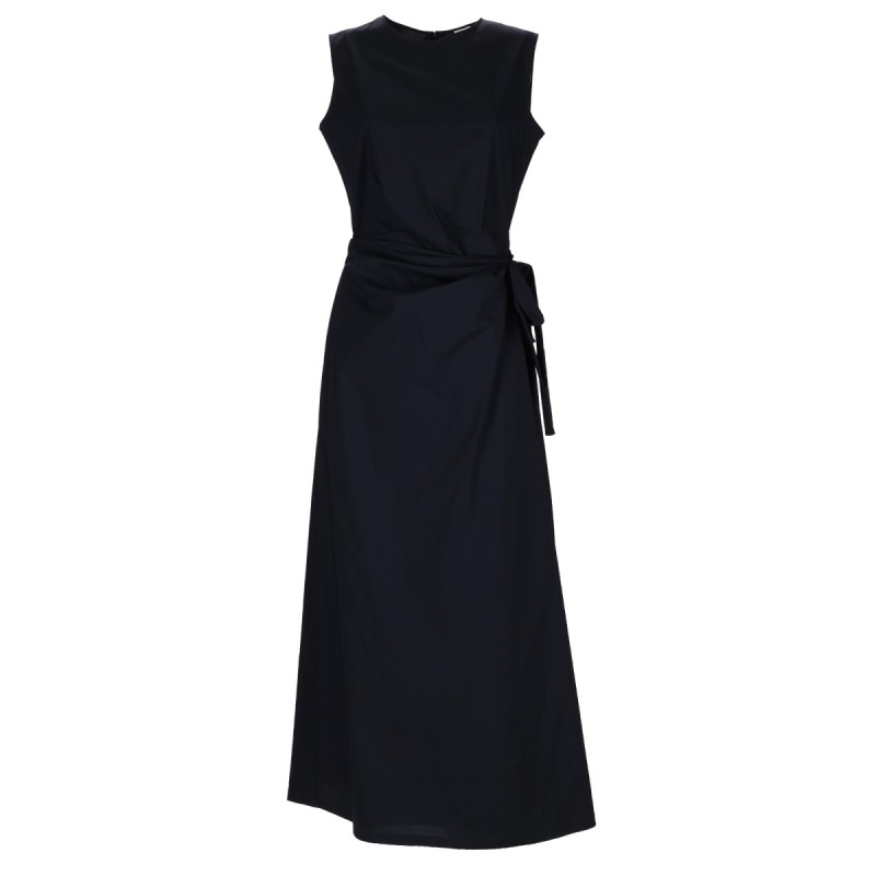 MIDI DRESS WITH DRAPE