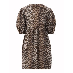 LEOPARD PRINT MINI DRESS