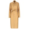 COTTON AND LINEN MIDI DRESS