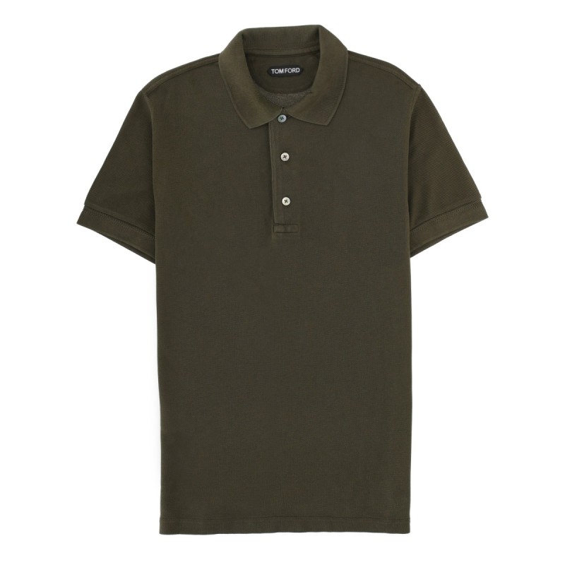 LYOCELL AND COTTON POLO SHIRT