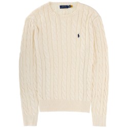 CABLE KNIT WITH LOGO