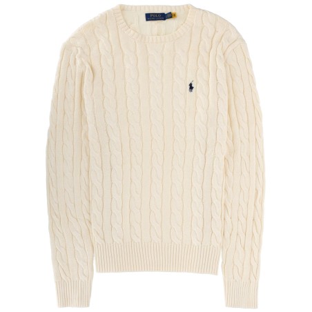 CABLE KNIT WITH LOGO