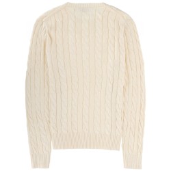 CABLE KNIT WITH LOGO