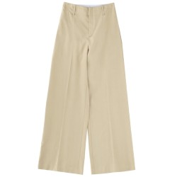 LINEN BLEND TAILORED PANTS