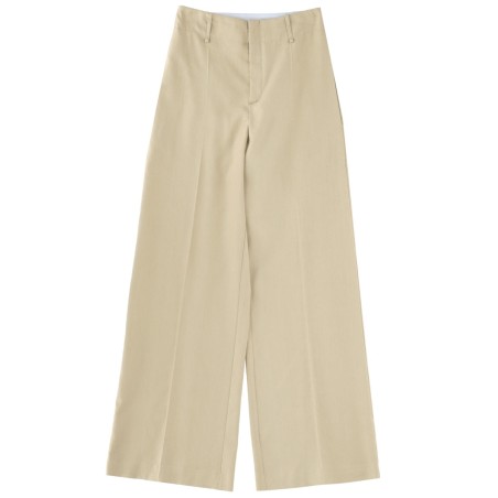 LINEN BLEND TAILORED PANTS