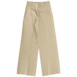 LINEN BLEND TAILORED PANTS