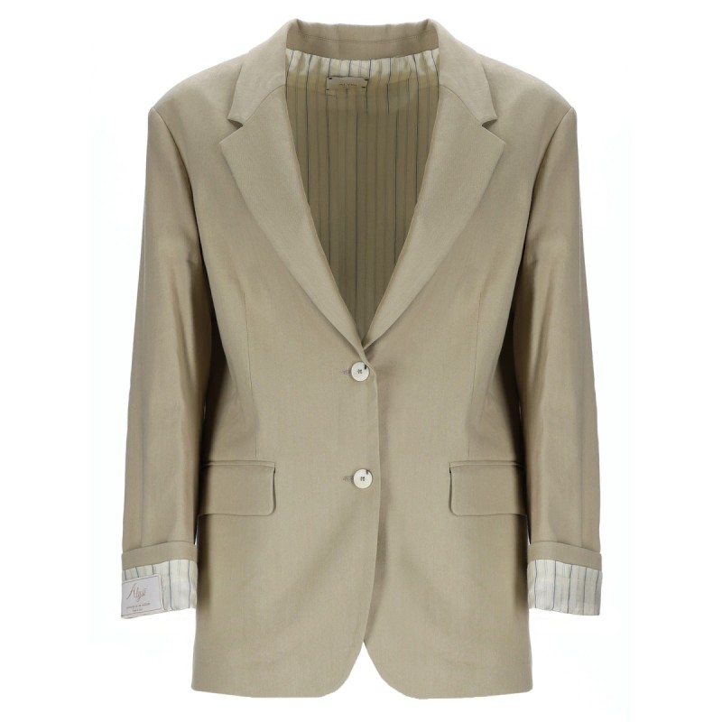LINEN BLEND BLAZER