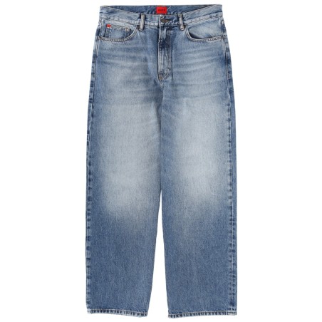 JEANS WITH LOGO PATCH