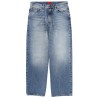 JEANS WITH LOGO PATCH