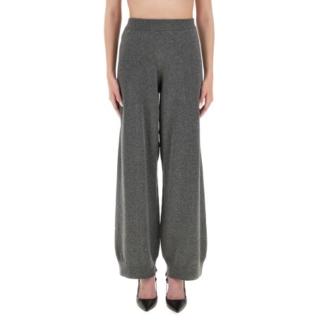 WOOL, SILK AND CASHMERE PANTS