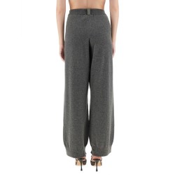 WOOL, SILK AND CASHMERE PANTS