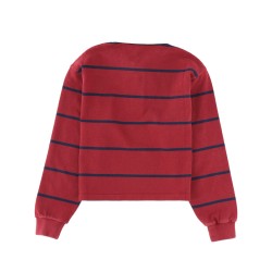 STRIPED POLO SHIRT WITH LOGO