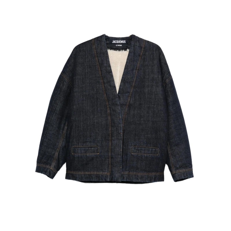 DENIM CARDIGAN "DE-NIMES"