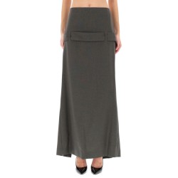 DECONSTRUCTED SKIRT WITH MARTINGALE DETAIL