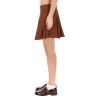 PLEATED MINISKIRT