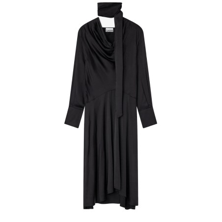 MIDI DRESS WITH SCARF