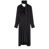 MIDI DRESS WITH SCARF