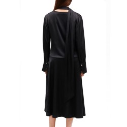 MIDI DRESS WITH SCARF