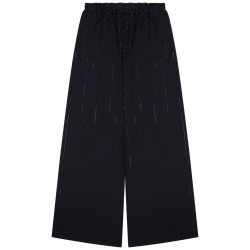 rhinestone pinstripe trousers
