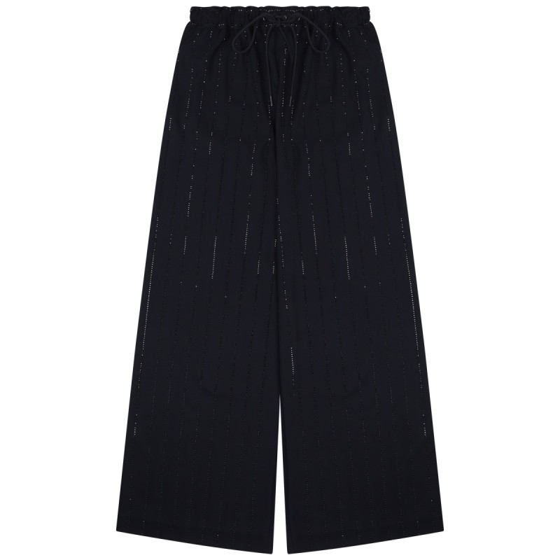 rhinestone pinstripe trousers
