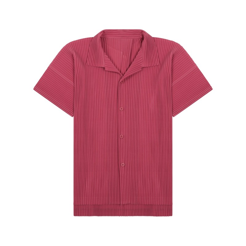 PLEATED POLO SHIRT