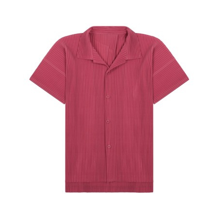PLEATED POLO SHIRT
