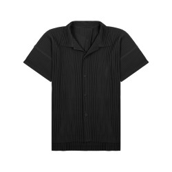 PLEATED POLO SHIRT